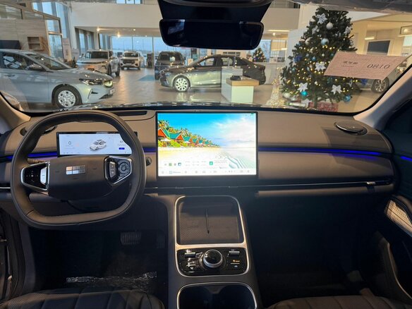 2026 Geely EX5 Гибрид EM-R, серый - вид 10