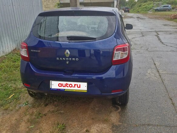 2015 Renault Sandero II, синий, 650000 рублей - вид 1