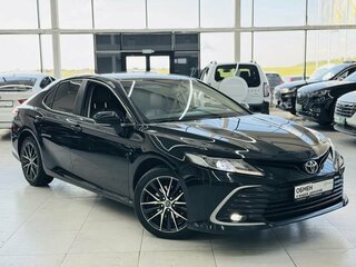 2021 Toyota Camry VIII (XV70) Рестайлинг, чёрный, 2899000 рублей, вид 4