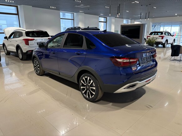 2026 Lada (ВАЗ) Vesta Cross I Рестайлинг (NG), синий - вид 3