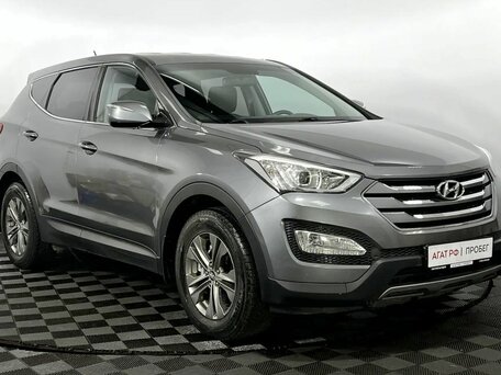 2013 Hyundai Santa Fe III, серый, 1850000 рублей, вид 4