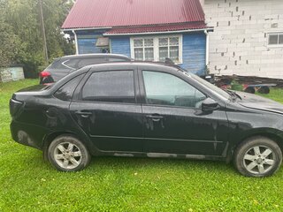 2013 Lada (ВАЗ) Granta I, чёрный, 320000 рублей, вид 4