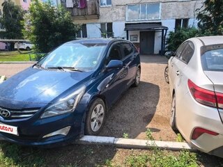 2016 Hyundai Solaris I Рестайлинг, синий, 1050000 рублей, вид 1
