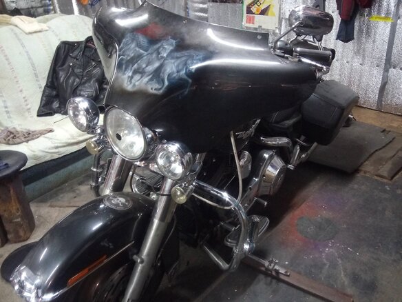 2005 Harley-Davidson Road King, серый, 610000 рублей - вид 2