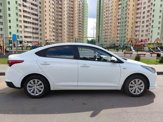 2020 Hyundai Solaris II Рестайлинг, белый, 1220000 рублей, вид 2