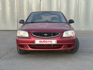 2005 Hyundai Accent ТагАЗ II, красный, 350000 рублей, вид 1