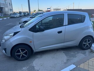 2012 Chevrolet Spark III, серебристый, 560000 рублей, вид 4