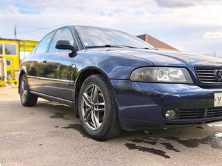 2000 Audi A4 I (B5) Рестайлинг, синий, 450000 рублей, вид 4