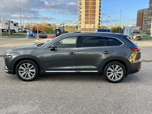 2022 Mazda CX-9 II Рестайлинг, серый, 4500000 рублей - вид 7