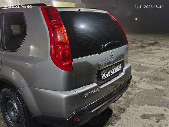 2009 Nissan X-Trail II, серый, 1500000 рублей - вид 6