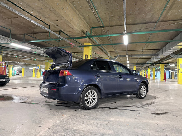 2007 Mitsubishi Lancer X, синий, 630000 рублей - вид 8