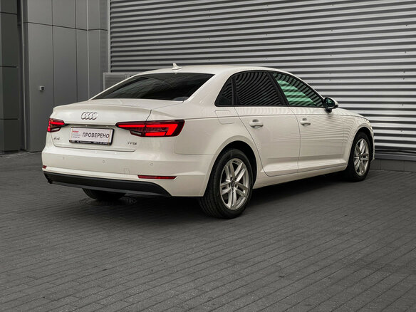 2018 Audi A4 V (B9), белый - вид 3