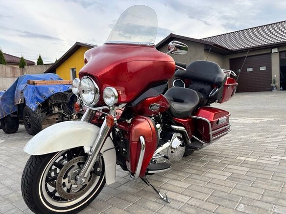 2008 Harley-Davidson Electra Glide, красный, 630000 рублей - вид 5