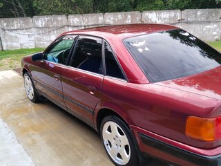 1991 Audi 100 IV (C4), красный, 530000 рублей, вид 5