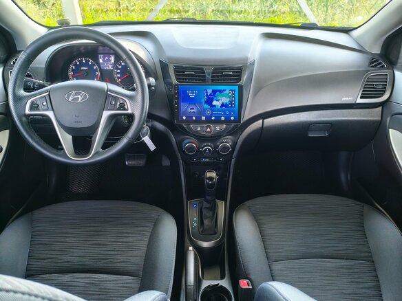 2016 Hyundai Solaris I Рестайлинг, синий - вид 7