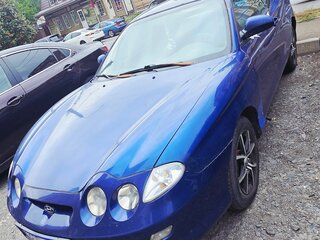 2001 Hyundai Tiburon I (RD) Рестайлинг, синий, 299000 рублей, вид 2