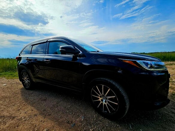 2018 Toyota Highlander III (XU50) Рестайлинг, чёрный, 3700000 рублей - вид 8