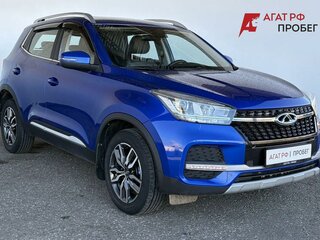 2022 Chery Tiggo 4 I Рестайлинг, синий, 1385000 рублей, вид 3