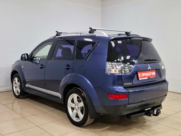 2008 Mitsubishi Outlander II, синий, 899000 рублей - вид 5