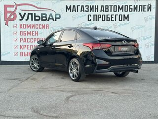 2017 Hyundai Solaris II, чёрный, 1070000 рублей, вид 4