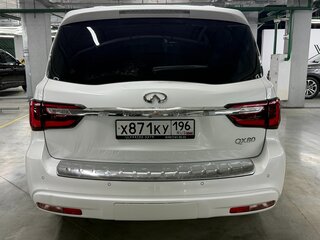 2018 Infiniti QX80 I Рестайлинг 2, белый, 3900000 рублей, вид 5