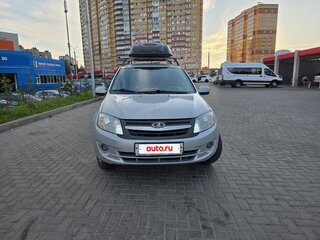 2014 Lada (ВАЗ) Granta I, серебристый, 425000 рублей, вид 1