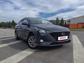 2021 Hyundai Solaris II Рестайлинг, серый, 1400000 рублей, вид 4