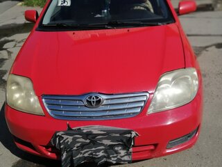 2006 Toyota Corolla IX (E120, E130) Рестайлинг, красный, 450000 рублей, вид 1
