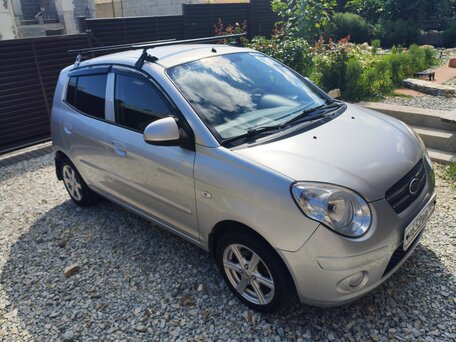 2009 Kia Picanto I Рестайлинг, серебристый, 610000 рублей, вид 1