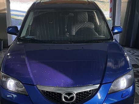 2006 Mazda 3 I (BK) Рестайлинг, синий, 500000 рублей, вид 2