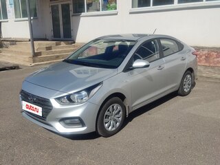 2018 Hyundai Solaris II, серебристый, 1450000 рублей, вид 1