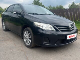 2011 Toyota Corolla X (E140, E150) Рестайлинг, чёрный, 1000000 рублей, вид 3