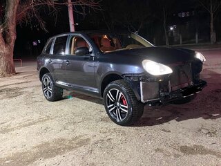 2006 Porsche Cayenne Turbo I (955), чёрный, 550000 рублей, вид 3