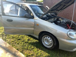 2007 Chevrolet Lanos I, серебристый, 270000 рублей, вид 4