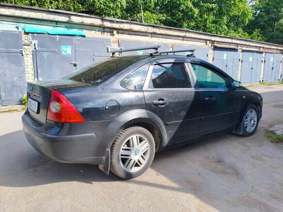 2007 Ford Focus II, чёрный - вид 5