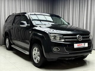 2013 Volkswagen Amarok Double Cab full-time I, чёрный, 1599000 рублей, вид 1