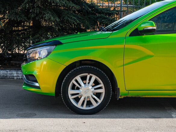 2016 Lada (ВАЗ) Vesta I, зелёный, 717000 рублей - вид 8