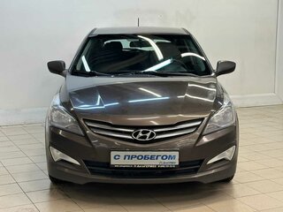 2016 Hyundai Solaris I Рестайлинг, коричневый, 780000 рублей, вид 2