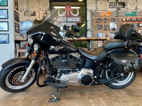 2011 Harley-Davidson Fat Boy, чёрный, 1250000 рублей, вид 3
