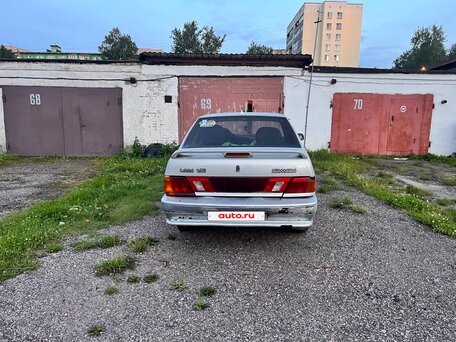 2004 Lada (ВАЗ) 2115, серебристый, 70000 рублей, вид 2