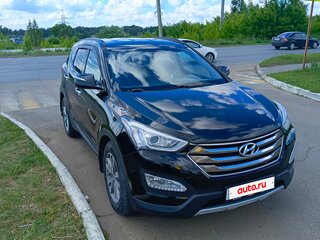 2012 Hyundai Santa Fe III, чёрный, 1550000 рублей, вид 3
