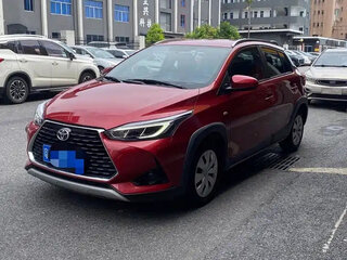 2021 Toyota Yaris L X XP150 Рестайлинг, красный, 1120205 рублей, вид 2