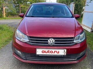 2018 Volkswagen Polo V Рестайлинг, пурпурный, 1280000 рублей, вид 2
