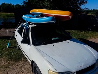 1997 Toyota Corolla VIII (E110), белый, 170000 рублей, вид 3