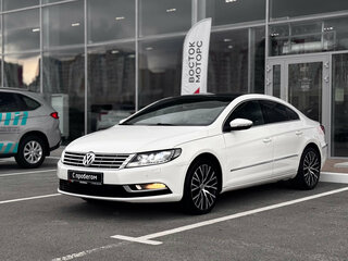 2013 Volkswagen Passat CC I Рестайлинг, белый, 880000 рублей, вид 1