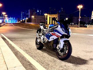 2017 BMW S 1000 RR, голубой, 1300000 рублей, вид 4