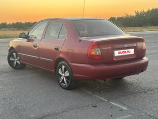 2005 Hyundai Accent ТагАЗ II, красный, 350000 рублей, вид 4