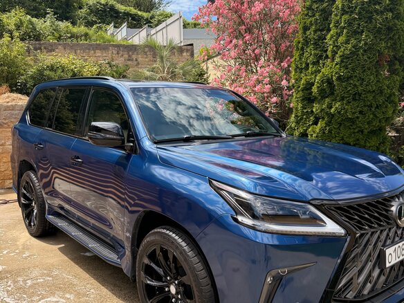 2019 Lexus LX 570 III Рестайлинг 2, синий, 11500000 рублей - вид 1