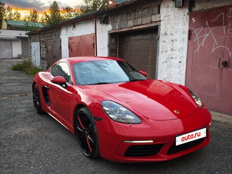 2017 Porsche Cayman S III 718 (982), красный, 4350000 рублей, вид 1