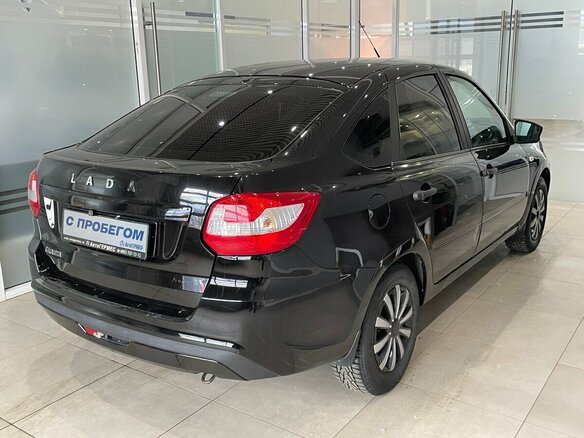 2020 Lada (ВАЗ) Granta I Рестайлинг, чёрный - вид 3